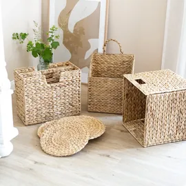 HMF Aufbewahrungskorb 32 x 34,5 x 32 cm 1-tlg. beige