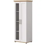 inn.furn Vitrine 64 x 161 x 37 cm Weiß