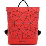 mit Laptopfach Suri Sports Jessy-Lu City Backpack Darkred hellrot -