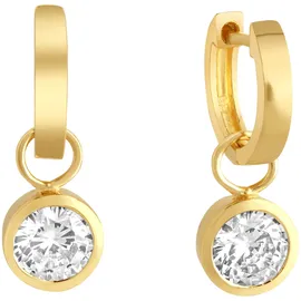 ZEEme Creolen ZEEME Gelbgold 925 2013796
