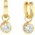 ZEEme Creolen ZEEME Gelbgold 925 2013796