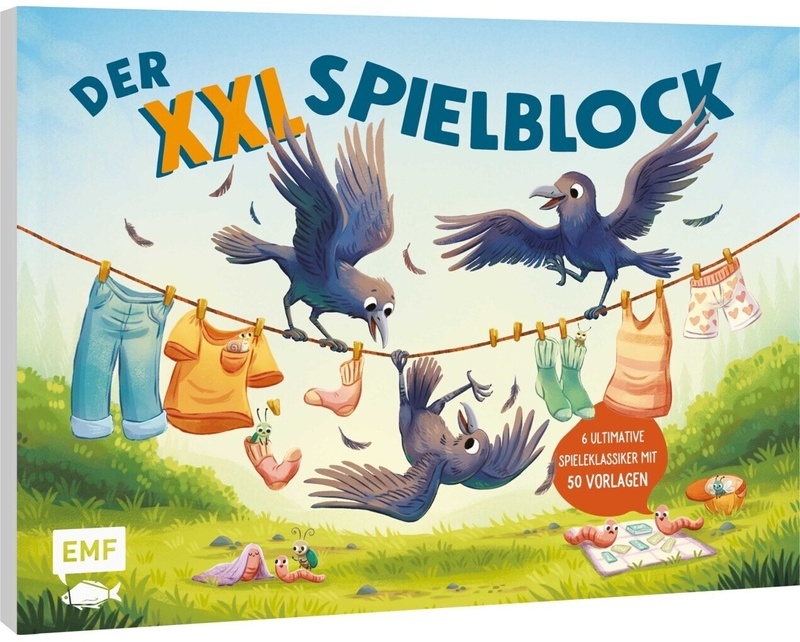 Der XXL-Spiel- und Spassblock mit 50 Vorlagen - Rabentastisch!