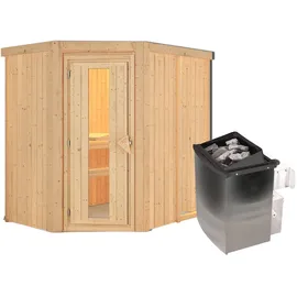 Karibu Carin inkl. 9 kW Ofen + int. Steuerung