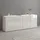OTTO home Egypt 180 x 70 x 38 cm Hochglanz lackiert / Weiß