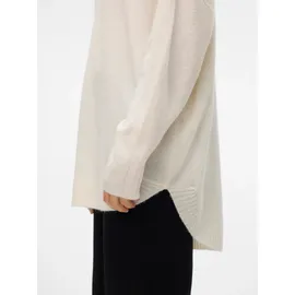 Vero Moda VMPLAZA LS HIGHNECK Long Pullover Beige M