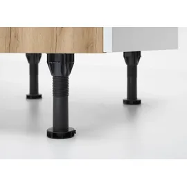 kochstation Winkelküche L-Form 0 cm weiß