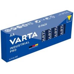 VARTA Batterie Industrial Mignonzelle AA 4006, Alkali-Mangan, 1,5V, 10 Stück