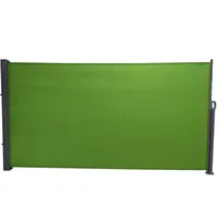Hti-Living Seitenmarkise 300 x 300 cm Grün Metall