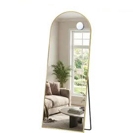 Songmics Standspiegel 60 x 165 cm Gold