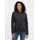 Ragwear Sweatjacke "AVALINA FLOWERS O", Damen, Gr. XS, schwarz, Sweatware, Obermaterial: 70% Baumwolle, 30% Polyester, geblümt, gemustert, normal, Rundhals, Sweatjacken Sweatjacke, mit Knopfverschluss, aus Baumwolle und Polyester, normale Passform