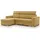 Fun Möbel Ecksofa Schlafsofa Sofa CANTON in Stoff Camelia Senfgelb Ottomane Links - Gelb