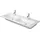 Duravit ME by Starck Doppelwaschtisch 130 x 49 cm (2336130000)