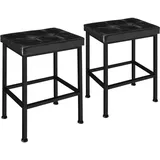 Tectake tectake® 2er Set Barhocker Bodie Sitzhöhe 62 cm
