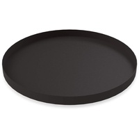 Cooee Design Tablett Circle aus Edelstahl in der Farbe Schwarz, Maße: 40cm x 40cm x 2cm, HI-011-BK