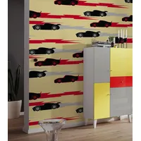 KOMAR Disney and Pixar Cars Pattern bedruckt