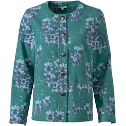 Baumwoll-Jacke, Druck salbei, 50