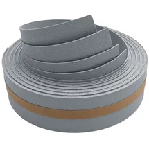 zaun|zu® Sichtschutzstreifen 255 x 4,7 cm grau Kunststoff 2 St.