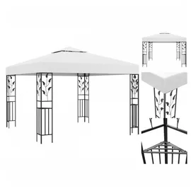 vidaXL Pavillon 3 x 3 m weiß