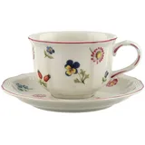 Villeroy & Boch Tasse Petite Fleur Teetasse mit Untertasse 2tlg. bunt