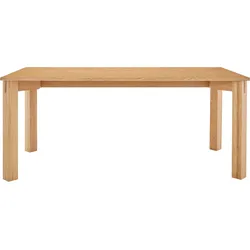 Esstisch "Chelsea", beige (natur, natur, natur), B:200cm H:75cm T:90cm, LEGER HOME BY LENA GERCKE, Tische, Esstisch Holz-Esstische Rechteckiger Esstisch, Eiche furniert, verschiedene Breiten, robuste Beine aus massiver Eiche