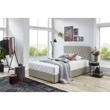 Atlantic Home Collection Stauraumbett Benita, mit Taschenfederkern 120 x 200 cm Creme