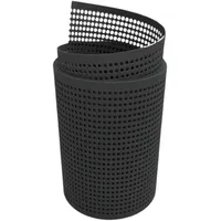 zaun|zu® Sichtschutzstreifen 255 x 19 cm Anthrazit Kunststoff 2 St.
