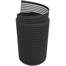 zaun|zu® Sichtschutzstreifen 255 x 19 cm Anthrazit Kunststoff 2 St.