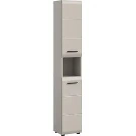 WELLTIME Florenz Stauraumschrank 30 x 185 x 30 cm Beige