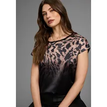 LAURA SCOTT LAURA SCOTT, Damen, Gr. 48, schwarz, animal, Web, Obermaterial: 100% Polyester.