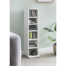 Wohnling Bücherregal WL5.336 21 x 91 cm Holz weiß