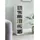 Wohnling Bücherregal WL5.336 21 x 91 cm Holz weiß