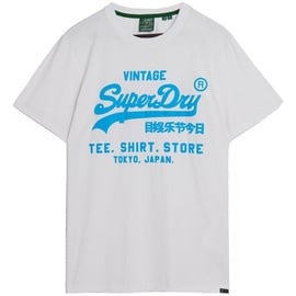 Superdry Herren T-Shirt - Weiß,Hellblau - XL