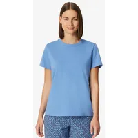 SCHIESSER Mix Relax Pyjama-Shirt Blau 46
