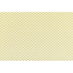Racinggitter STR8 strong quality 30x30cm feiner Lochabstand gold eloxiert