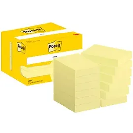Post-it Post-it® Haftnotizen 656 gelb, 12 Blöcke