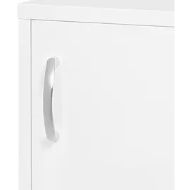 kleankin Medizinschrank mit 3 Schichten, Arzneischrank Weiß