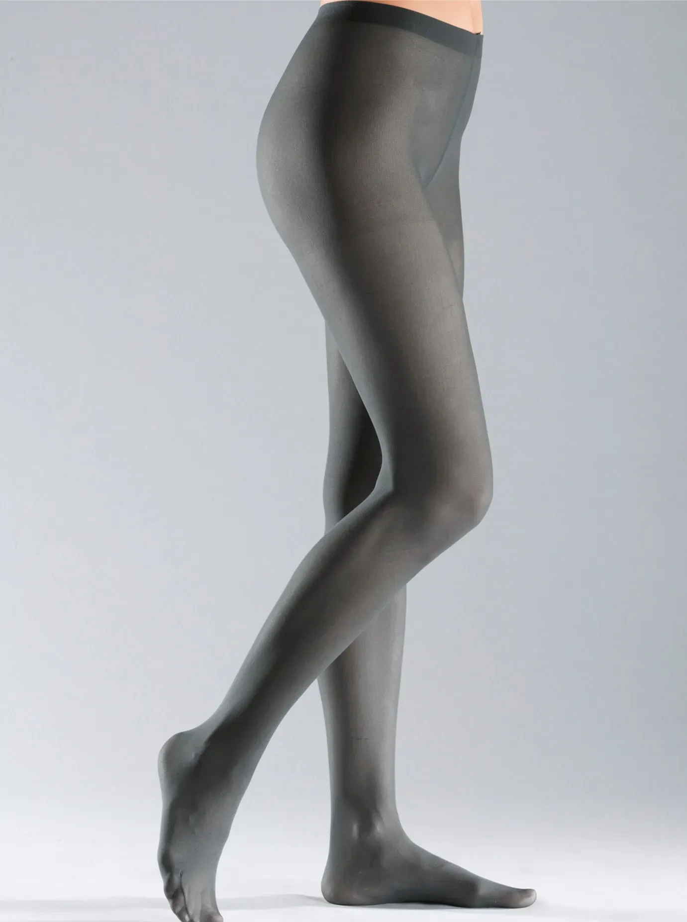 Strumpfhose ESDA, Damen, Gr. 5/52, grau (anthrazit), 100% Polyamid, Strumpfhosen Strumpfhose