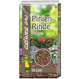 Buri - Pinienrinde 70 l 2-8mm Körnung Pinienmulch Dekorrinde Rindenmulch Bodenabdeckung