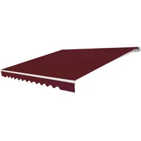 Goplus Gelenkarmmarkise 4 x 2,5 m grau