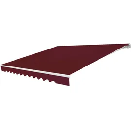 Goplus Gelenkarmmarkise 4 x 2,5 m grau