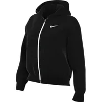 Nike Damen Phnx Fleece Std Full Zip HDY Jacke, Black/Sail, S