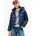 Damen Down Jacket mit Kapuze Blau Dark night navy XS XS
