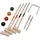 vidaXL Krocket-Set Holz 4 Spieler