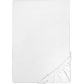 Castell Spannbettlaken Jersey 90 x 190 - 100 x 200 cm weiß