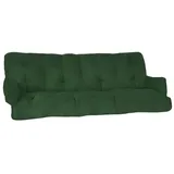 Beautissu Hollywoodschaukel Auflagenset 180 x 50 x 8 cm grün 2-tlg.