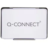 Q-Connect Stempelkissen schwarz 9,0 x 5,5 cm