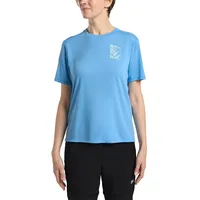 Jack Wolfskin Vonnan Graphic Kurzarm-t-shirt - Explore Mid Blue