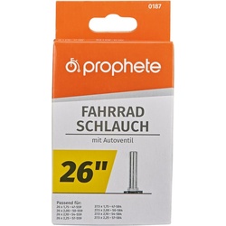 Prophete Fahrradschlauch »Fahrradschlauch«, 26 Zoll (66,04 cm) schwarz