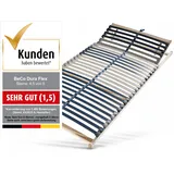 Lattenrost BECO "Dura Flex LR-K", schwarz, B:80cm H:7,5cm L:200cm, Lattenroste, Lattenrost, 7 Zonen, ideal für Doppelbetten