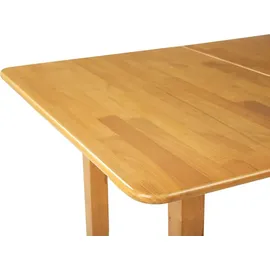 Beliani Ausziehtisch 90/120 x 76 x 60 cm braun